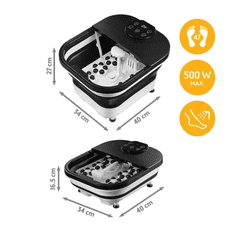 First Austria Masažer za stopala FIRST FA-8114-4, 500W, 9.8L
