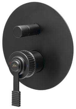 SAPHO VERSI podžbukna tuš miješalica, 2 izlaza, mat crna