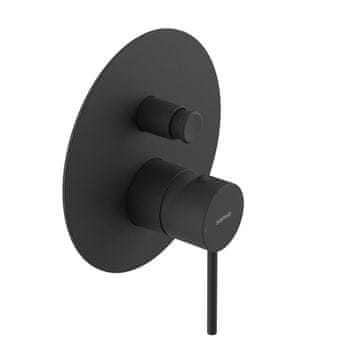 SAPHO ULTRAMIX podžbukna tuš miješalica, 2 izlaza, crna mat