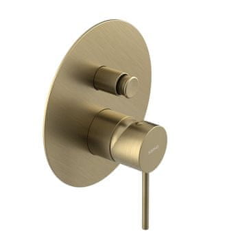 SAPHO Podžbukna tuš slavina ULTRAMIX, 2 izlaza, mat zlato