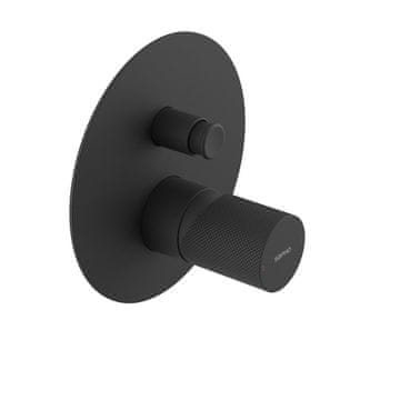 SAPHO ULTRATAP ugradbena tuš miješalica, 2 izlaza, mat crna