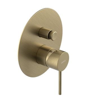 SAPHO ULTRASAN Podžbukna Tuš Baterija, 2 Izlaza, Mat Zlatna