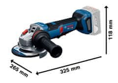BOSCH Professional GWS 18V-11PS Solo akumulatorska kutna brusilica (06019N4300)