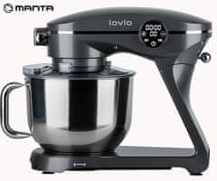 Manta Lovio LVSTM03P ChefMaster multipraktik, 6,5 l, nehrđajući čelik, 1800 W, titanijsko siva + pribor