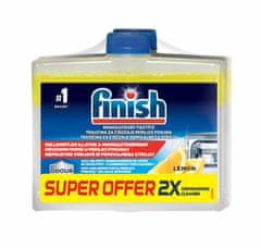 Finish Lemon tekućina za čišćenje perilice posuđa, 2x250ml