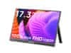 Arzopa Prijenosni A1M monitor 44 cm (17,3"), FHD, IPS, 60 Hz, mHDMI, USB-C, zvučnici (1001001147)