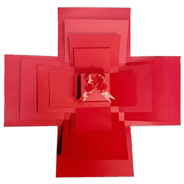 Netscroll Darilna škatla iznenađenja, 5 slojeva za kreativno iznenađenje, jedinstven poklon, kutija s “WOW” efektom, MisteryGift