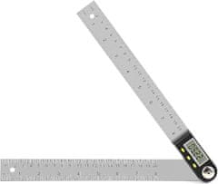 Netscroll Digitalno kutno ravnilo s zaslonom za precizno mjerenje u kućnim i profesionalnim projektima, 360°, Ruler