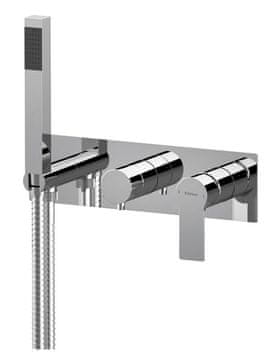 SAPHO PAX ugrađena tuš/kada baterija s tušem, 2 izlaza, kromirana