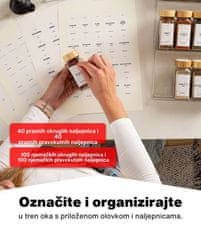 Deco Haus Ladica za stalak za začine - Ladica za organizatore začina, Organizator za začine, Organizator za začine, Ladica za umetke za začine, Organizator za ladice za začine Organizator za začine