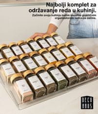 Deco Haus Ladica za stalak za začine - Ladica za organizatore začina, Organizator za začine, Organizator za začine, Ladica za umetke za začine, Organizator za ladice za začine Organizator za začine