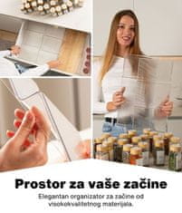 Deco Haus Ladica za stalak za začine - Ladica za organizatore začina, Organizator za začine, Organizator za začine, Ladica za umetke za začine, Organizator za ladice za začine Organizator za začine