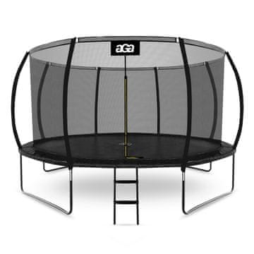 Aga SPORT EXCLUSIVE Trampolin 366 cm Crna + zaštitna mreža + ljestve