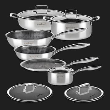 Rosmarino HexaPro 11-dijelni set tava s poklopcima