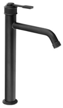 SAPHO VISOKA CRNA MAT SLAVINA ZA UMIVAONIK VERSI S PRODULJENIM IZLJEVOM