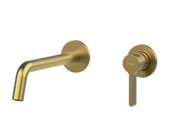 SAPHO ICONIC ugradbena dvoelementna umivaonička slavina, matirano zlato