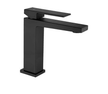 SAPHO Crna Mat Slavina za Umivaonik SPECTRE, Visina 180mm, LATUS Dizajn