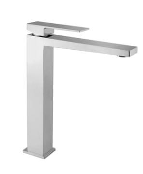 SAPHO Visoka slavina za umivaonik SPECTRE, kromirana, kubistički dizajn