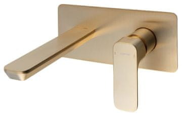 SAPHO SPY podžbukna slavina za umivaonik, mat zlato