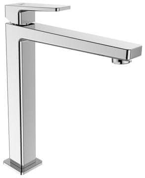 SAPHO TURSI Visoka Stojna Slavina za Umivaonik s Produženim Izljevom, Kromirana