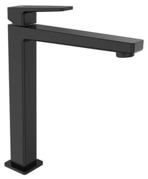 SAPHO TURSI Visoka Crna Mat Umivaonička Mješalica s Produženim Izljevom