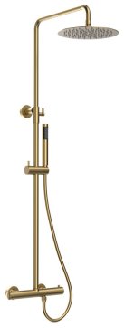 SAPHO Termostatski tuš stup mat zlatne boje