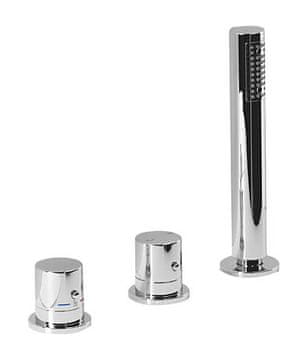 SAPHO SAPHO Kromirani Termostatski Miješalica za Rub Kade - Trosložni Dizajn