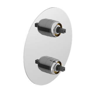 SAPHO ULTRAMIX ugradbena tuš baterija s 3 izlaza i rotacijskim prekidačem, kromirana