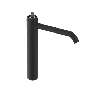 SAPHO Visoka miješalica za umivaonik ULTRAMIX crna mat s produljenim ljevkom