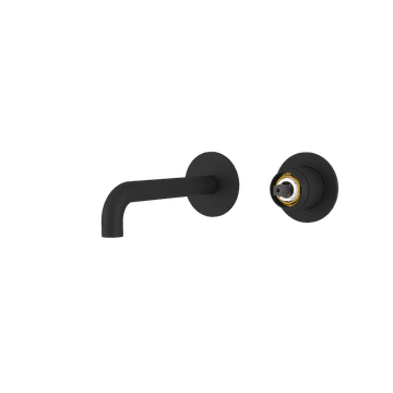 SAPHO ULTRAMIX Mat Crna Ugradbena Dvostruka Slavina s Izljevom 15cm, Kupaonska Slavina