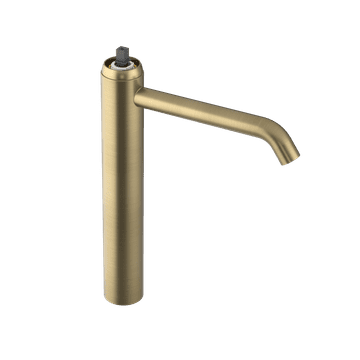 SAPHO ULTRAMIX Visoka Zlatna Mat Slavina za Umivaonik s Produženim Izlivom