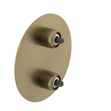 SAPHO ULTRAMIX ugradbena tuš baterija, 3 izlaza, zlatna mat obrada