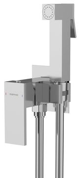 SAPHO CUBEMIX Ugradbeni Bidet Ventil sa Stop Tušem, Kvadratni, Krom