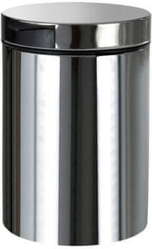 SAPHO Zidni Viseći Koš za Otpad od Nehrđajućeg Čelika 3L, Mat Finish