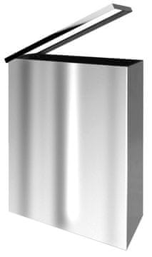 SAPHO Zidni Otpadkovni Koš, 25L Sjajni Nehrđajući Čelik