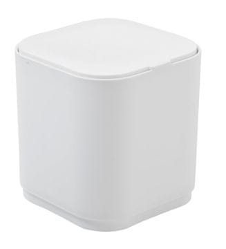 Gedy SEVENTY Stolni Koš za Otpad, Bijeli ABS Plastika, 1.2L