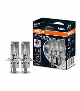 Osram SET LED ŽARULJA H4/H19 LEDriving HL EASY 64193DWESY2-2HB 12V P43t 2HB