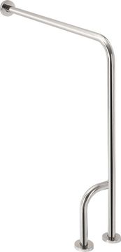 SAPHO SAPHO Lijevo Zidno Madlo, Polirani Nehrđajući Čelik, 800x850mm