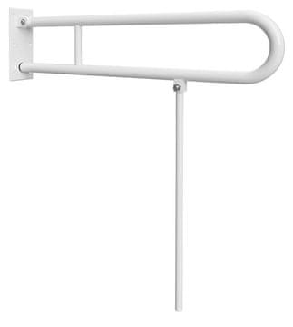 SAPHO Sklopiva ručka s potpornom nogom SAPHO, bijela, 813mm, nosivost 120kg