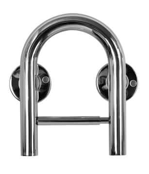 Ridder Kromirana Drška s Držačem Toaletnog Papira - RIDDER, Nerez, Max. Opterećenje 110kg