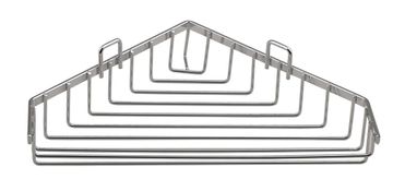 AQUALINE CHROM LINE kutna kromirana žičana polica za sapun 260x60x188 mm