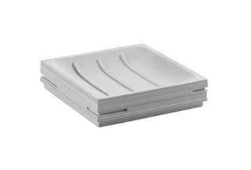 Gedy Bijeli Polyresin Stalak za Sapun QUADROTTO