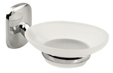 AQUALINE RUMBA Staklena Sapunjara, Kromirana završna obrada