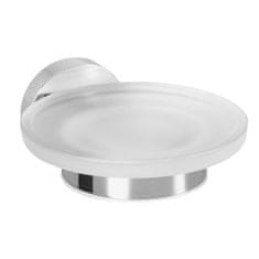 SAPHO LARISSA držač za sapun, mliječna stakla, krom završetak