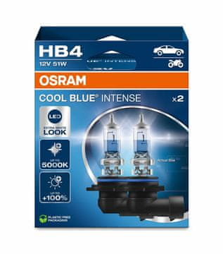 Osram SET ŽARULJA HALOGEN HB4 9006CBN-2HB COOL BLUE INTENSE 51W 12V P22d 2HB