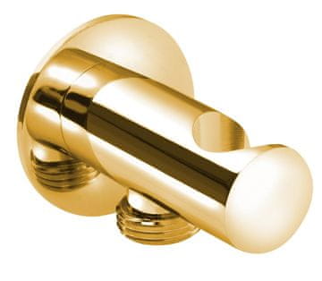 SAPHO Zidni Držač Tuša Zlatni, Krug, Mesing, SAPHO, Ø50mm