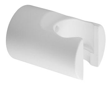 SAPHO Fiksni okrugli držač za tuš, mat bijeli, SAPHO, zidna montaža