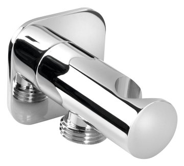 SAPHO Kromirani fiksni držač za tuš, okrugli s izlazom