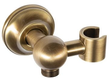 SAPHO Držač za tuš ANTEA s izljevom, brončani retro dizajn