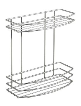 AQUALINE Dvostruka kromirana žičana polica za kupaonicu AQUALINE CHROM LINE